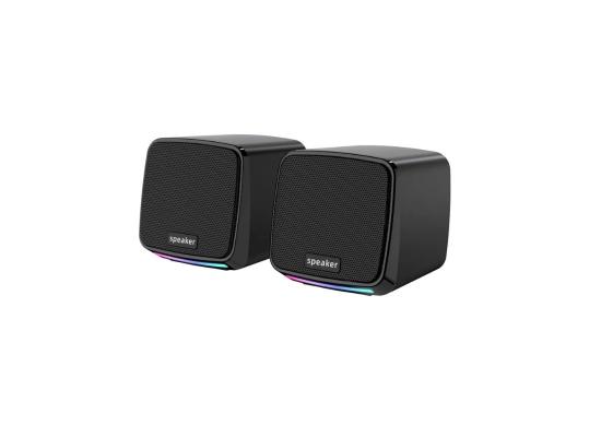 Havit SK764 USB 2.0 Wired RGB LED Gaming Speakers – Black